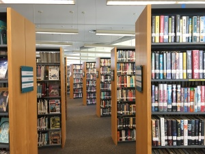 Book Stacks; photograph by Richard Busch